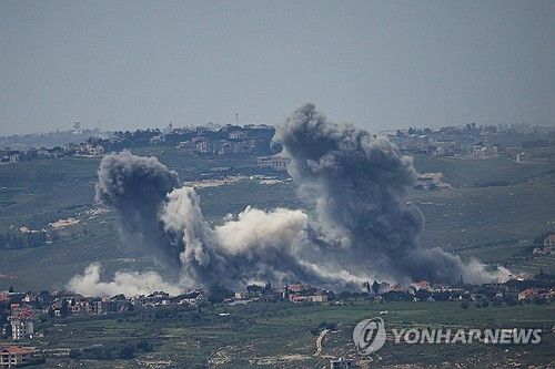 이스라엘군의 레바논 남부 공습