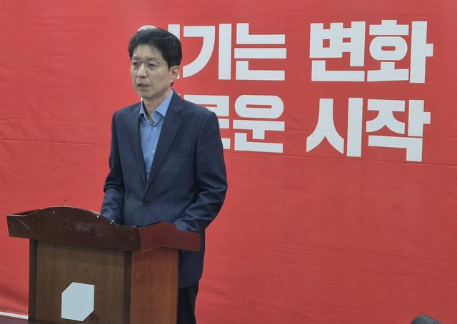 '국힘 경선 불참 선언' 정장수 예비후보