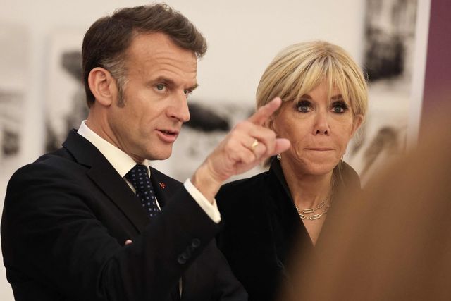 마크롱 대통령 부부 