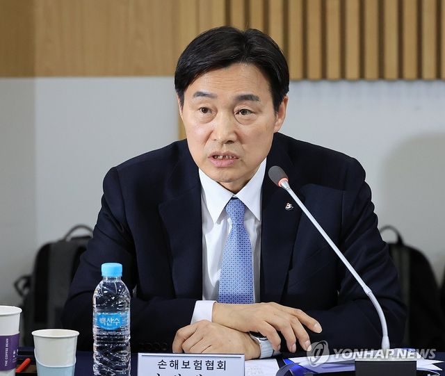 인사말 하는 이병래 손해보험협회장