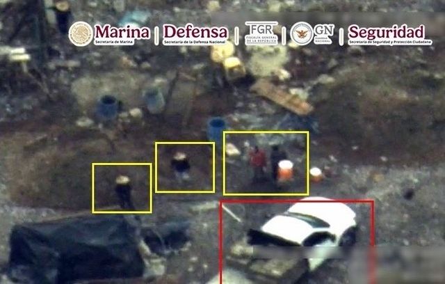 멕시코 안보부 장관이 공개한 체포 작전 모습