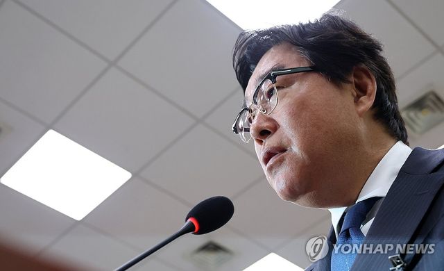 '조작기소 국정특위' 종합 청문회 출석한 김성태