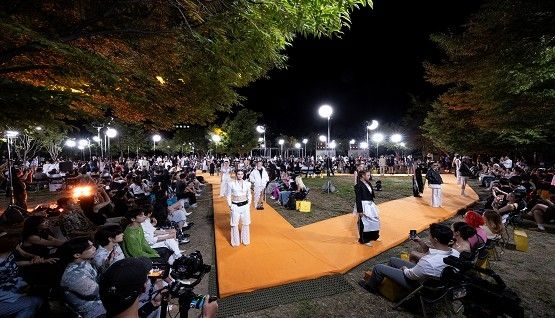 뚝섬한강공원에서 열린 2024 서울패션로드 행사 모습