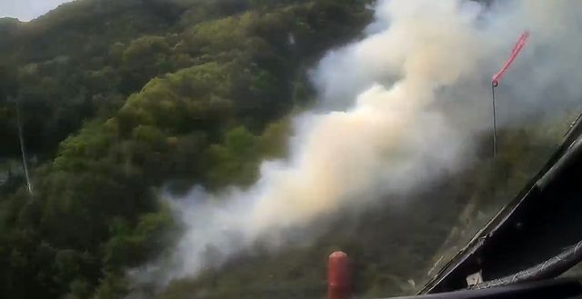 홍천 산불 현장