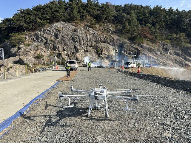 드론 활용한 해충 방제