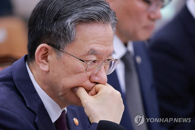 검찰 조작기소 국조특위 청문회 출석한 정성호 법무장관