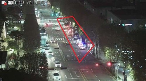 방배역 인근 전기버스 교통사고