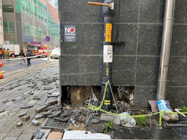 김포시 풍무동 오피스텔 화재 현장