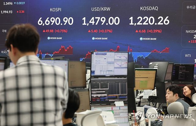 코스피, 사흘 연속 사상 최고치 경신