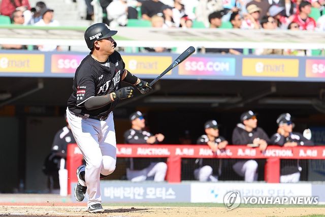 3점 홈런 친 장성우