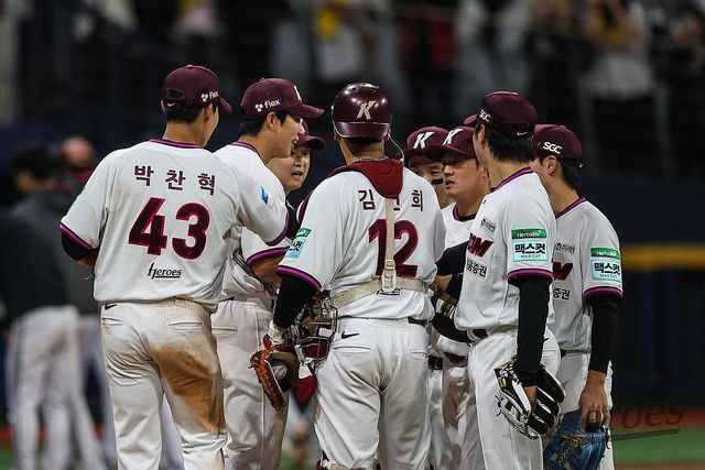 LG 상대로 승리 거둔 키움