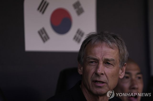 한국 대표팀 감독 시절 위르겐 클린스만