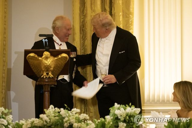 찰스 국왕와 트럼프 대통령