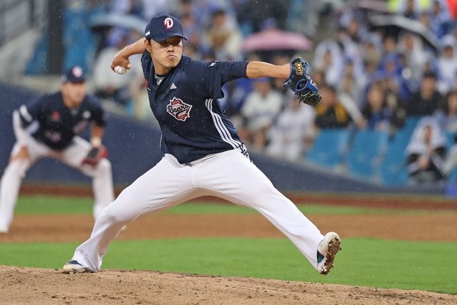 1일 삼성 라이온즈전에 등판한 두산 베어스 우완 최원준