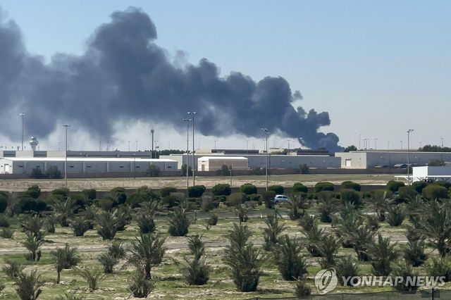 1일 이란에 공격받은 쿠웨이트 국제공항