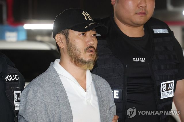 경찰청으로 압송된 '필리핀 마약왕' 박왕열