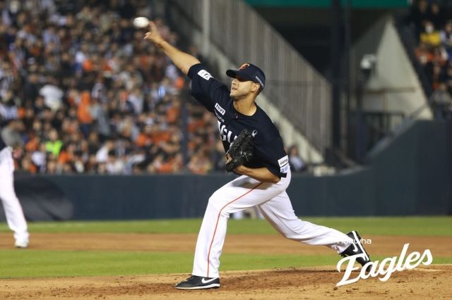 3일 두산 베어스전에서 선발 등판한 올린 한화 이글스 윌켈 에르난데스
