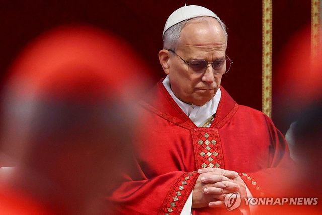 레오 14세 교황 [로이터 연합뉴스 자료사진 재판매 및 DB 금지]