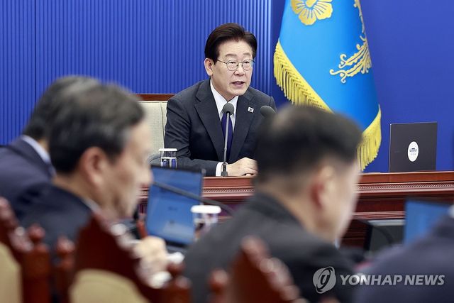 이재명 대통령, 수석보좌관회의 발언