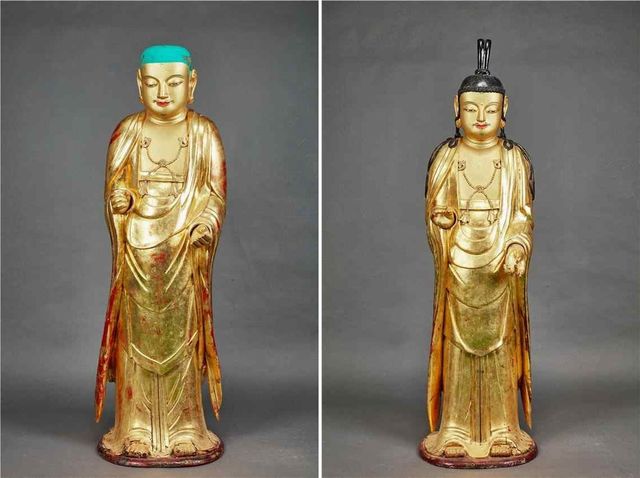 '완주 위봉사 목조관음보살입상 및 지장보살입상'