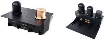 LVRAD 입자선량계 형상(왼쪽)과 LVRAD 중성자 분광계형상