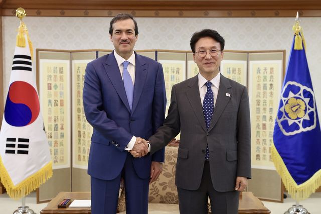 김민석 국무총리, 카타르 국무장관 면담