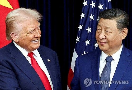 도널드 트럼프 미 대통령(좌)과 시진핑 중국 국가주석