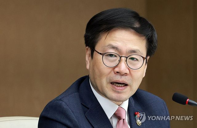 발언하는 여한구 산업통상부 통상교섭본부장