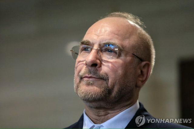 모하마드 바게르 갈리바프 이란 의회 의장 [AFP=연합뉴스 자료사진. 재판매 및 DB 금지]