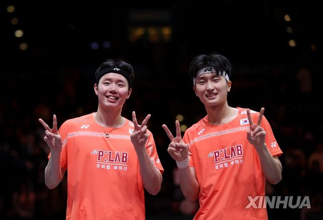 배드민턴 '황금콤비' 서승재-김원호(좌측부터)