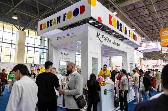 농식품부·코트라, 우즈벡 식품 전시회에 한국관…K-푸드 수출 지원