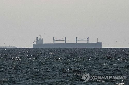 호르무즈 해협 인근의 선박