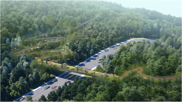 장충단로 녹지연결로 조감도