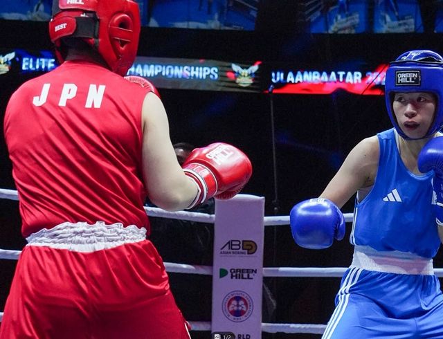 아시아선수권대회에서 동메달을 확보한 임애지(오른쪽)