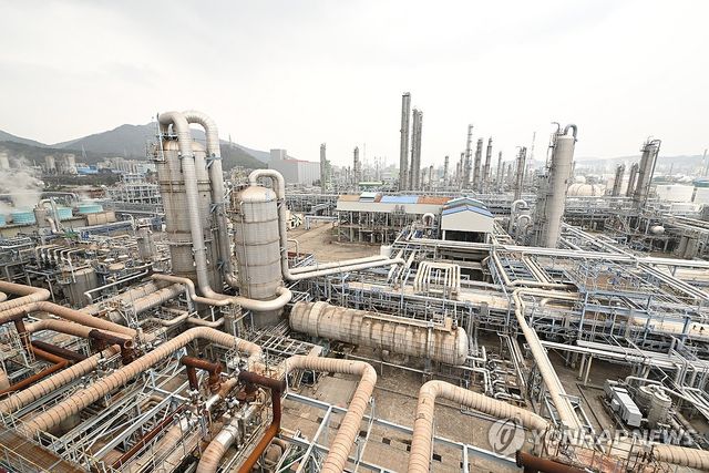가동 중인 여수 여천NCC '나프타 가공설비'