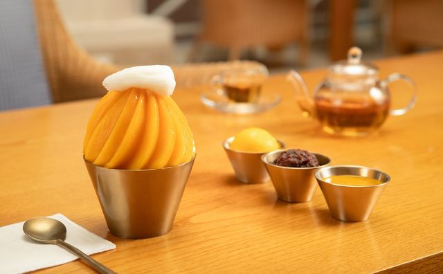 제주신라호텔의 '쁘띠 애플망고 빙수'