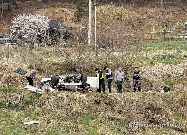 춘천 감정삼거리 교통사고 현장