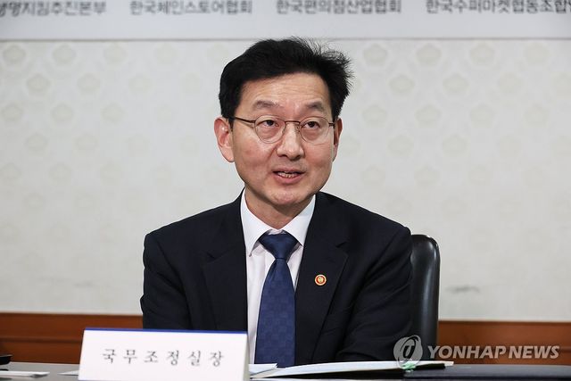 지난달 자살예방 행사에서 발언하는 윤창렬 국무조정실장