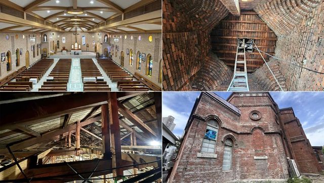 '전주 중앙성당'의 내부 모습과 주요 구조물 