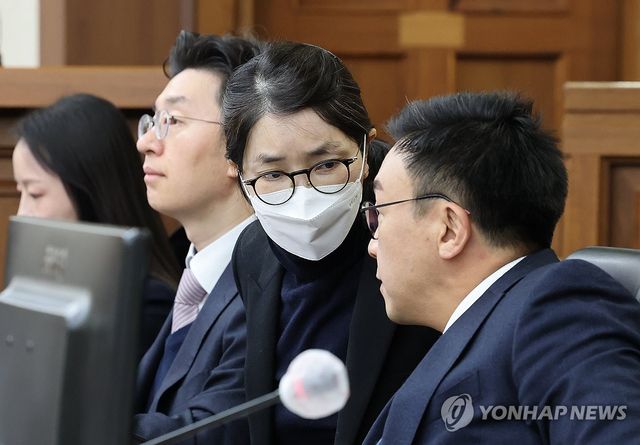 김건희, 결심 공판 출석