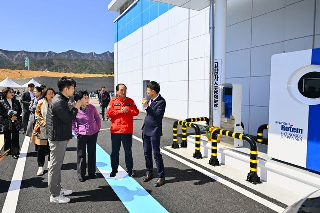 속초 종합경기장 수소충전소 준공