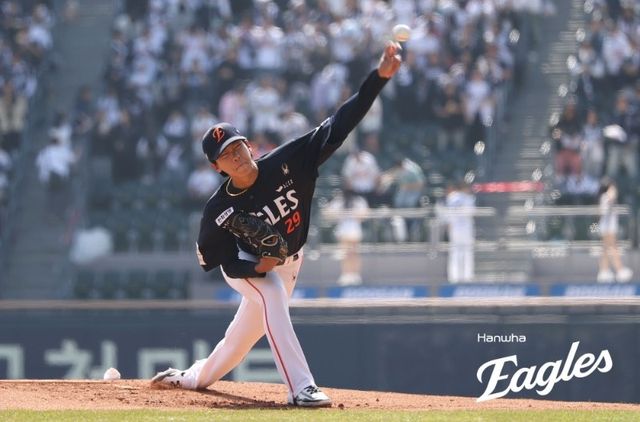 지난 5일 두산 베어스전에 등판한 한화 이글스 좌완 황준서