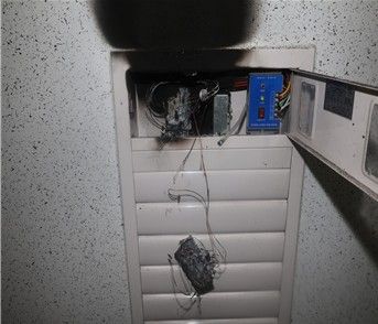 방화로 탄 제연 설비