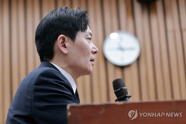 '민주당의 공소취소·재판조작 진상규명 청문회' 답변하는 박상용 검사