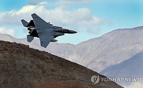 미 f-15 전투기. 사진은 기사 내용과 직접 관련 없음.