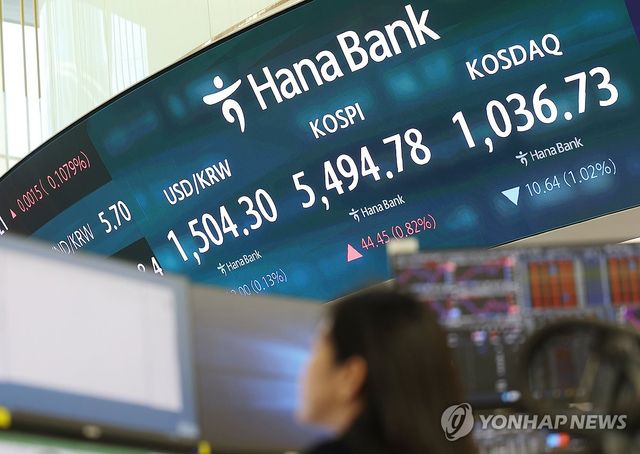 상승세 보인 코스피