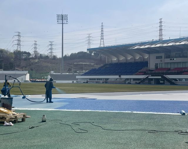 도민체전 대비 체육시설 정비