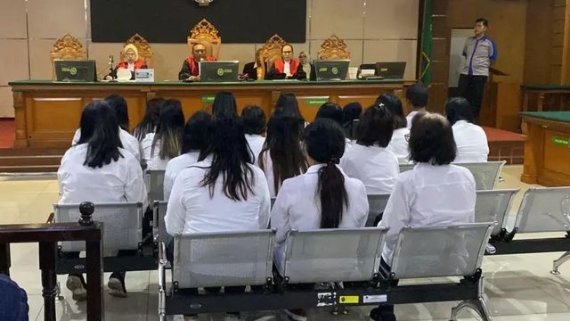 인도네시아 영아매매 조직원들