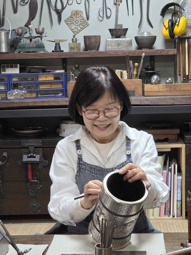 국가무형유산 '입사장' 보유자 승경란 씨