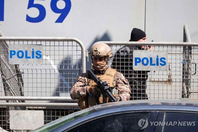 튀르키예 이스탄불 총격 테러 현장